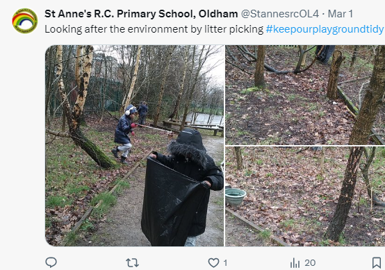Laudato si page 2- Litter pick